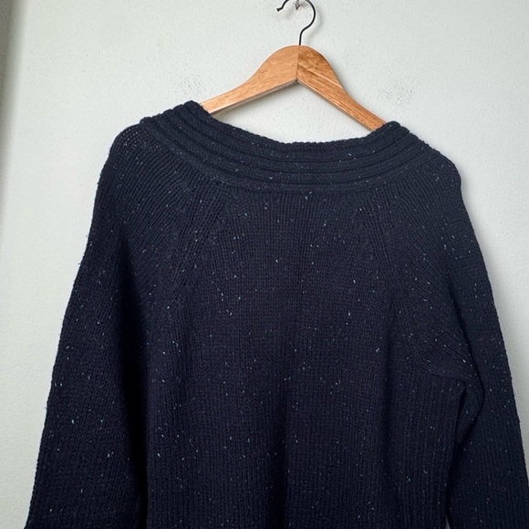 NWT Stitch Fix Market & Spruce Wool Blend Greyson Textured V-Neck Pullover XL - Picture 8 of 12